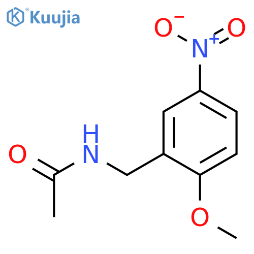 Acetamide, N-[(2-methoxy-5-nitrophenyl)methyl]- structure
