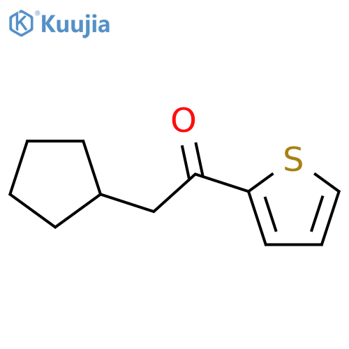 ETHANONE, 2-CYCLOPENTYL-1-(2-THIENYL)- structure