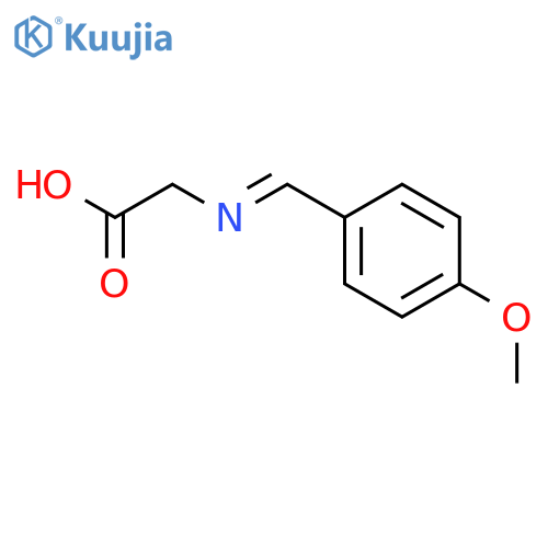 Glycine, N-[(4-methoxyphenyl)methylene]- structure