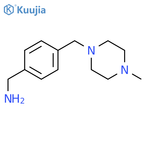 {4-(4-Methylpiperazin-1-yl)methylphenyl}methylamine structure