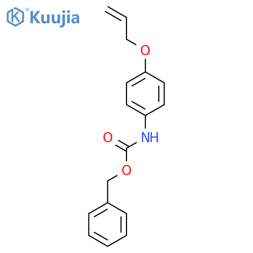 CARBAMIC ACID, [4-(2-PROPENYLOXY)PHENYL]-, PHENYLMETHYL ESTER structure