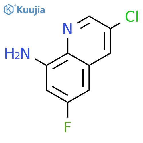 3-Chloro-6-fluoroquinolin-8-amine structure
