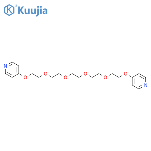 4,4'-[3,6,9,12-Tetraoxatetradecane-1,14-diylbis(oxy)]dipyridine structure