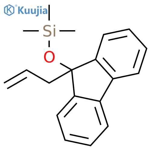 Silane, trimethyl[[9-(2-propenyl)-9H-fluoren-9-yl]oxy]- structure