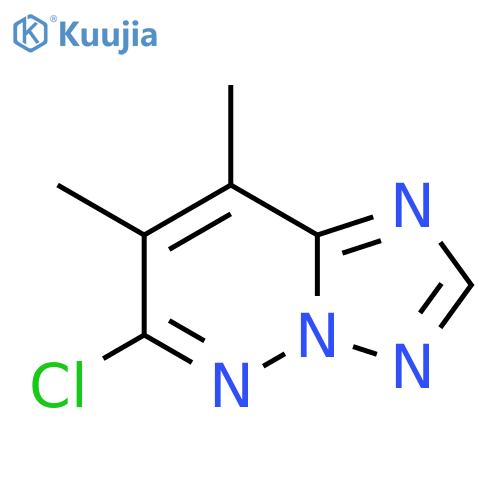 [1,2,4]Triazolo[1,5-b]pyridazine, 6-chloro-7,8-dimethyl- structure