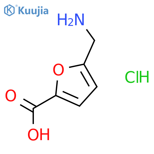5-(aminomethyl)furan-2-carboxylic acid hydrochloride structure