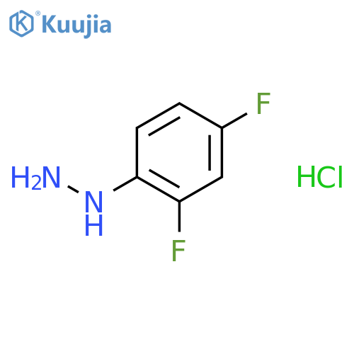 2,4-Difluorophenylhydrazine hydrochloride structure