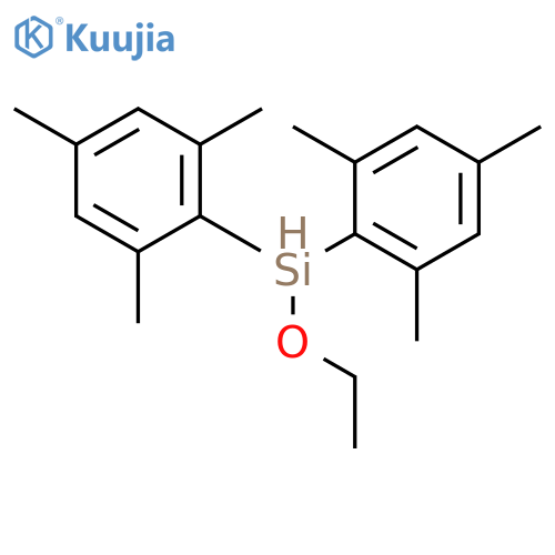 Silane, ethoxybis(2,4,6-trimethylphenyl)- structure