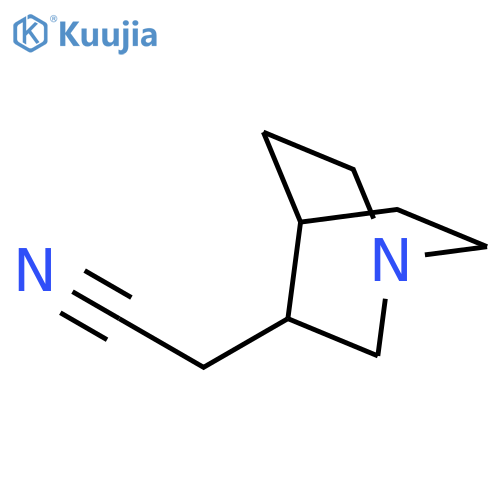 2-{1-azabicyclo[2.2.2]octan-3-yl}acetonitrile structure