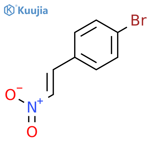 trans-4-Bromo-b-nitrostyrene structure