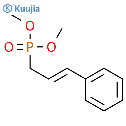 Phosphonic acid, (3-phenyl-2-propenyl)-, dimethyl ester structure