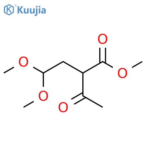 Methyl 2-Acetyl-4,4-dimethoxybutanoate structure
