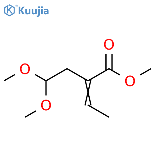 Z-Methyl 2-(2,2-Dimethoxyethyl)but-2-enoate structure