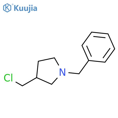 1-Benzyl-3-(chloromethyl)pyrrolidine Hydrochloride structure