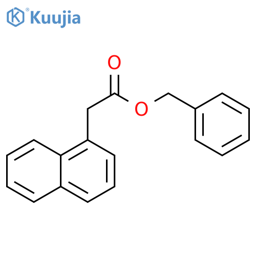 1-Naphthaleneacetic acid, phenylmethyl ester structure