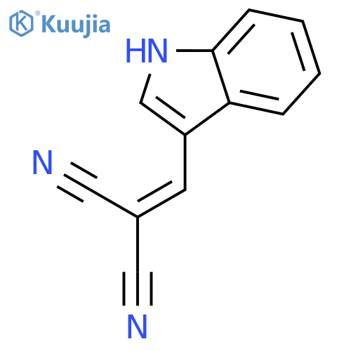 (1h-indol-3-ylmethylene)malononitrile structure