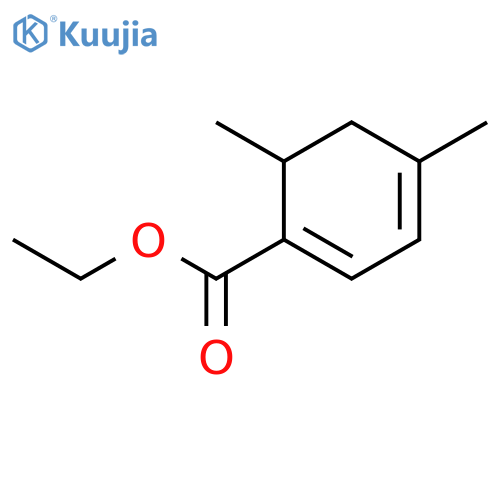 1,3-CYCLOHEXADIENE-1-CARBOXYLIC ACID, 4,6-DIMETHYL-, ETHYL ESTER structure