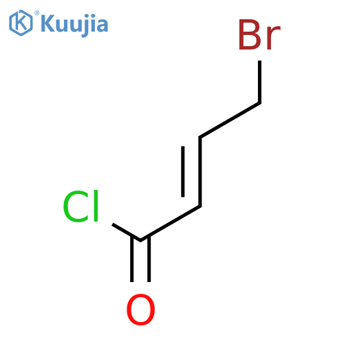 2-Butenoyl chloride, 4-bromo- structure