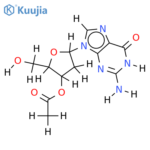 2'-Deoxyribofuranosylguanine-3'-Ac structure