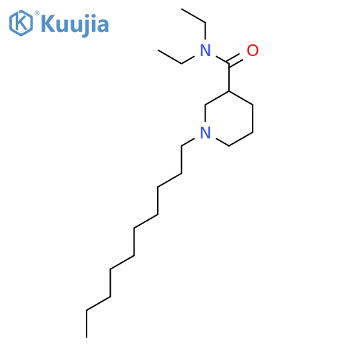3-Piperidinecarboxamide,1-decyl-N,N-diethyl- structure