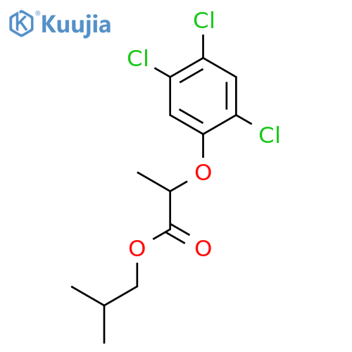 Propanoic acid, 2-(2,4,5-trichlorophenoxy)-, 2-methylpropyl ester structure