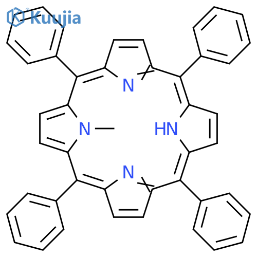 21-methyl-5,10,15,20-tetraphenylporphyrin structure