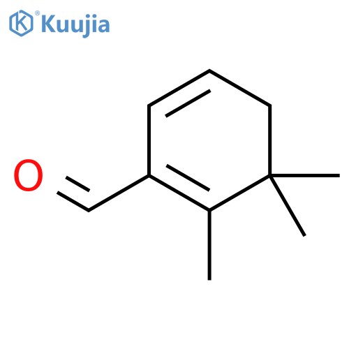 1,5-Cyclohexadiene-1-carboxaldehyde, 2,3,3-trimethyl- structure