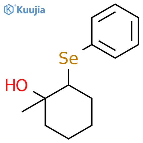 Cyclohexanol, 1-methyl-2-(phenylseleno)- structure