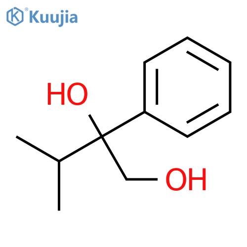 1,2-Butanediol, 3-methyl-2-phenyl-, (2R)- structure