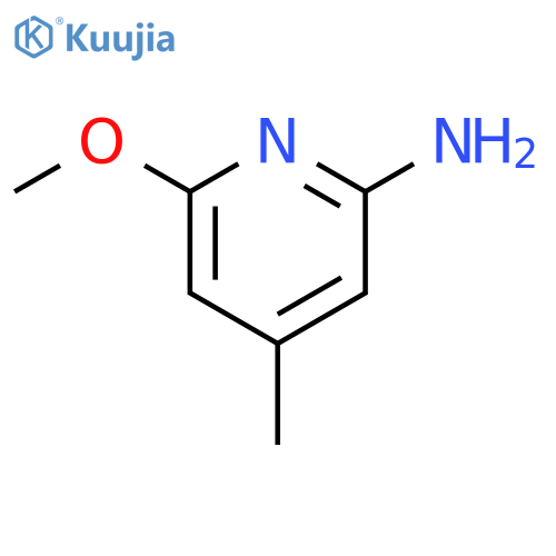 6-methoxy-4-methylpyridin-2-amine structure