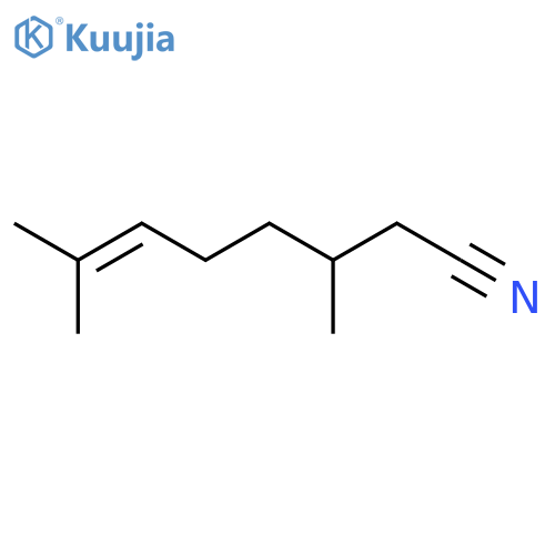 Citronellyl nitrile structure