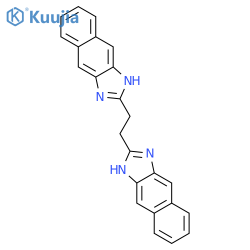 1H-Naphth[2,3-d]imidazole, 2,2'-(1,2-ethanediyl)bis- structure