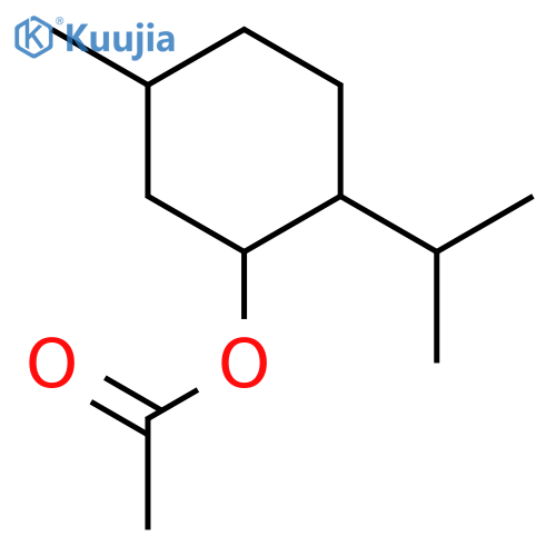 (1S)-(+)-menthyl acetate structure