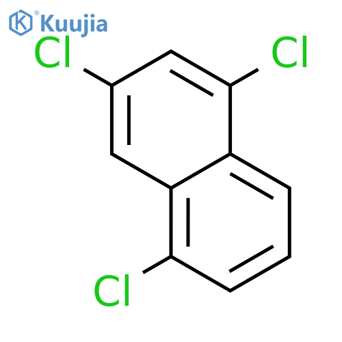 Naphthalene,1,3,5-trichloro- structure