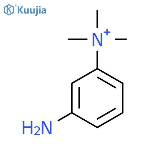 Benzenaminium,3-amino-N,N,N-trimethyl- structure