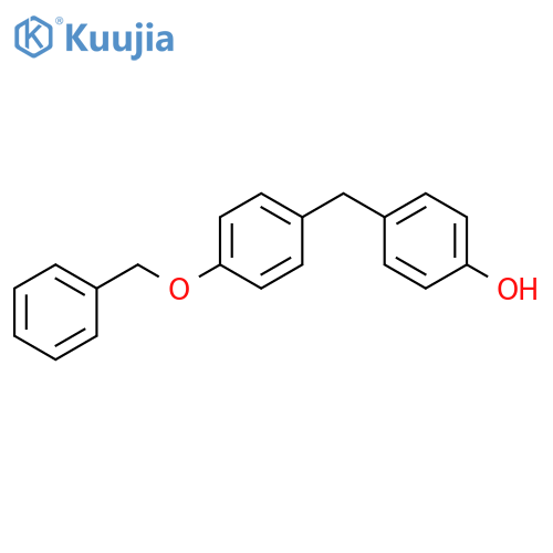 4-4-(Phenylmethoxy)phenylmethyl-phenol structure