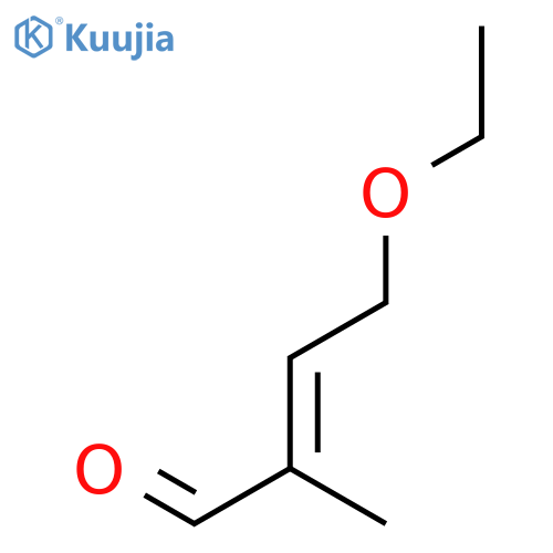 2-Butenal, 4-ethoxy-2-methyl-, (E)- structure