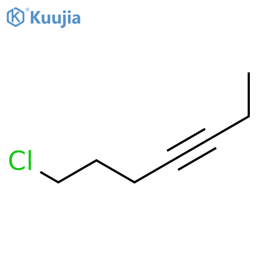 3-Heptyne, 7-chloro- structure