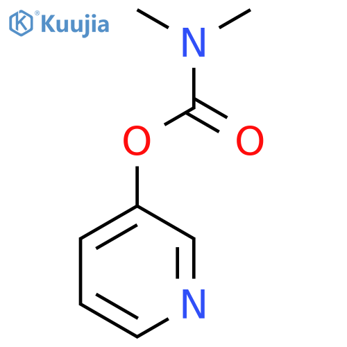 Pyridin-3-yl dimethylcarbamate structure
