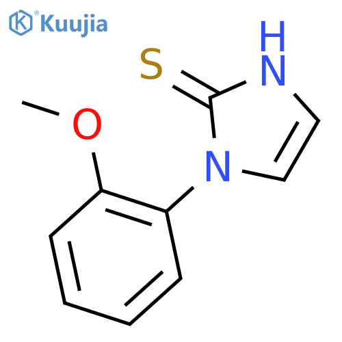 1-(2-methoxyphenyl)-1H-imidazole-2-thiol structure