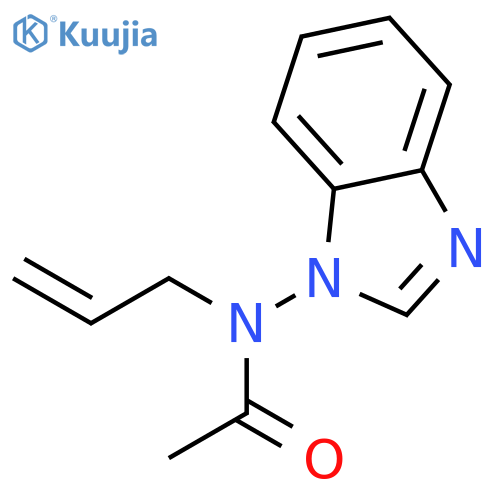 ACETAMIDE, N-1H-BENZIMIDAZOL-1-YL-N-2-PROPENYL- structure