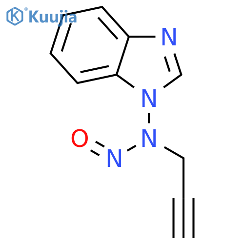 1H-Benzimidazol-1-amine,N-nitroso-N-2-propynyl-(9CI) structure