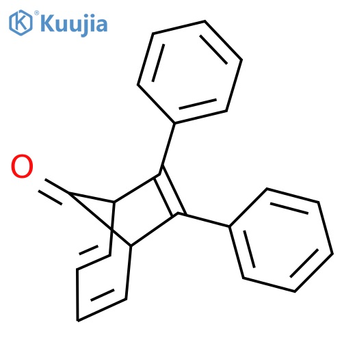 BICYCLO[4.2.1]NONA-2,4,7-TRIEN-9-ONE, 7,8-DIPHENYL- structure
