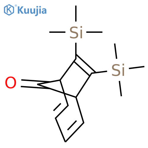 Bicyclo[4.2.1]nona-2,4,7-trien-9-one, 7,8-bis(trimethylsilyl)- structure