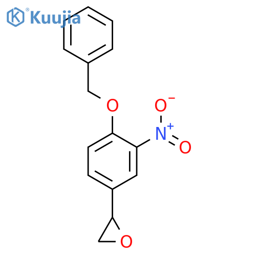 rac-4-Benzyloxy-3-nitrostyrene Oxide structure