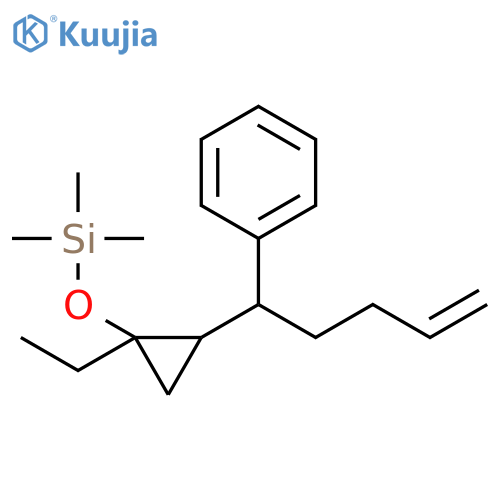 SILANE, [[1-ETHYL-2-(1-PHENYL-4-PENTENYL)CYCLOPROPYL]OXY]TRIMETHYL- structure