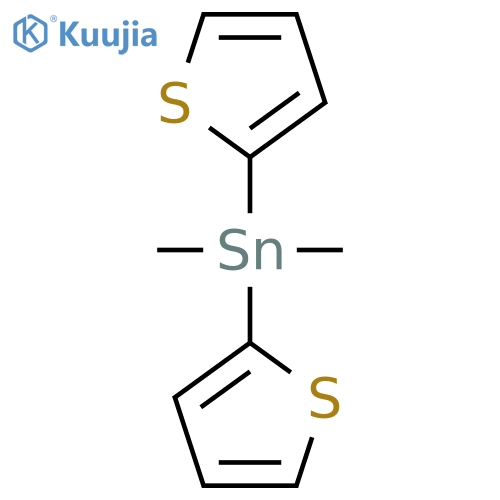 Stannane, dimethyldi-2-thienyl- structure