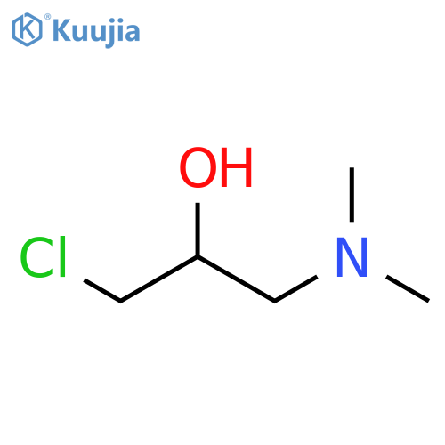 1-Chloro-3-(dimethylamino)propan-2-ol hydrochloride structure