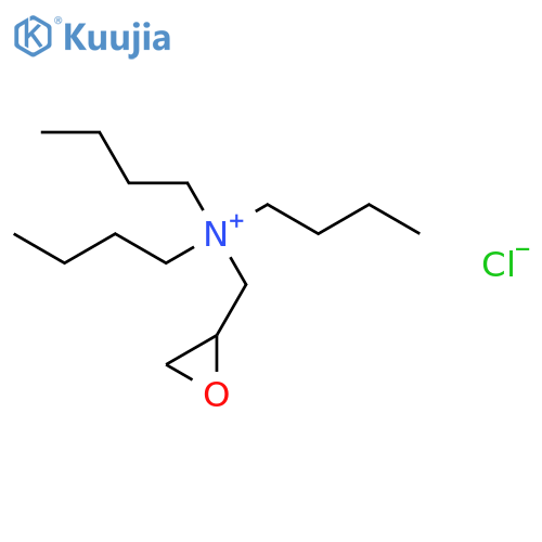 N,N-dibutyl-N-(oxiran-2-ylmethyl)butan-1-aminium chloride structure