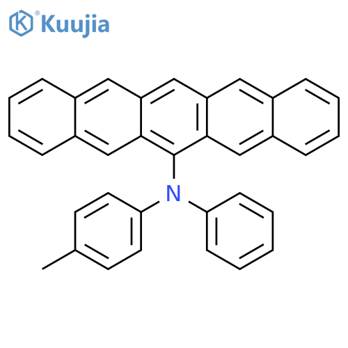 6-Pentacenamine, N-(4-methylphenyl)-N-phenyl- structure